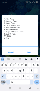 select 7 foe weekends and night.