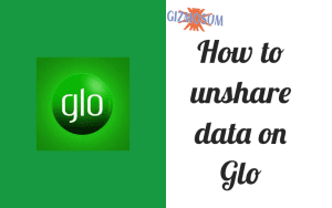 how to unshare data on glo how to unshare data on glo