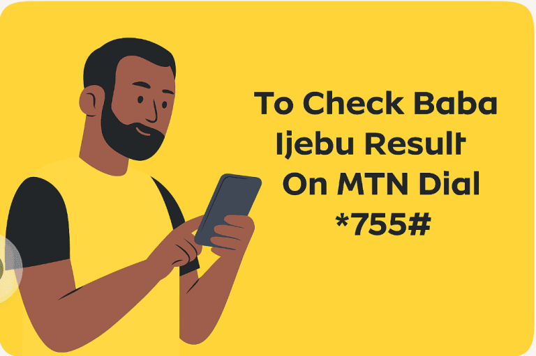 how to check Baba Ijebu result on MTN