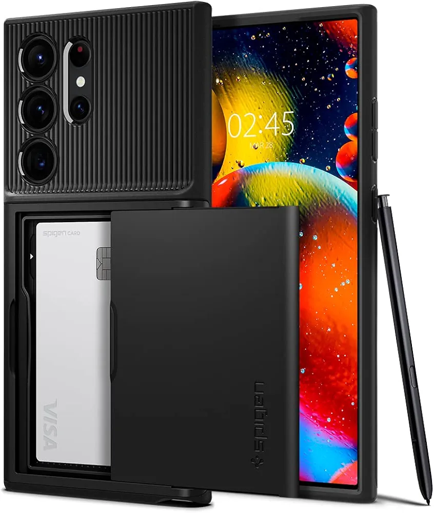 Spigen Tough Armor Galaxy S23 Ultra card holder case