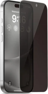 elago Privacy Glass+ screen protector iPhone 16 Pro Max