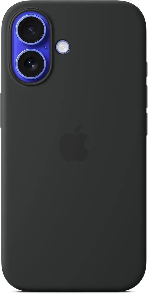 Apple Silicone Case with MagSafe on iPhone 16