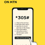 how to check active services on mtn