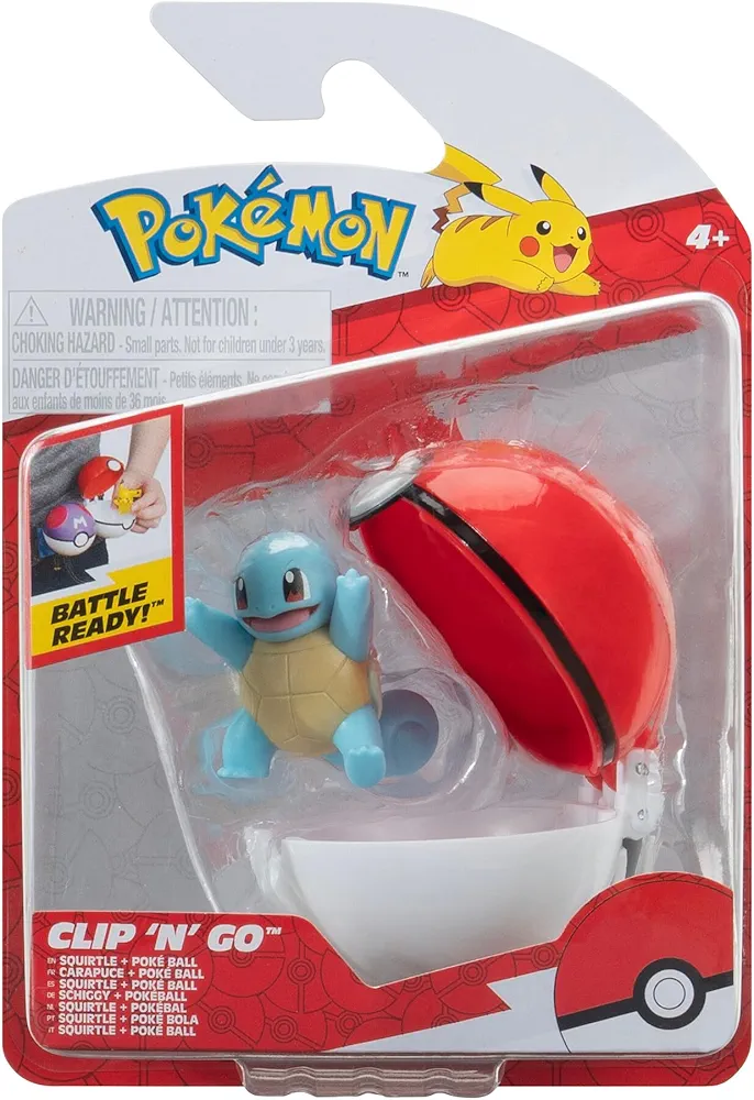 Clip N Go Squirtle Set value Pokemon Go accessories and collectible gear