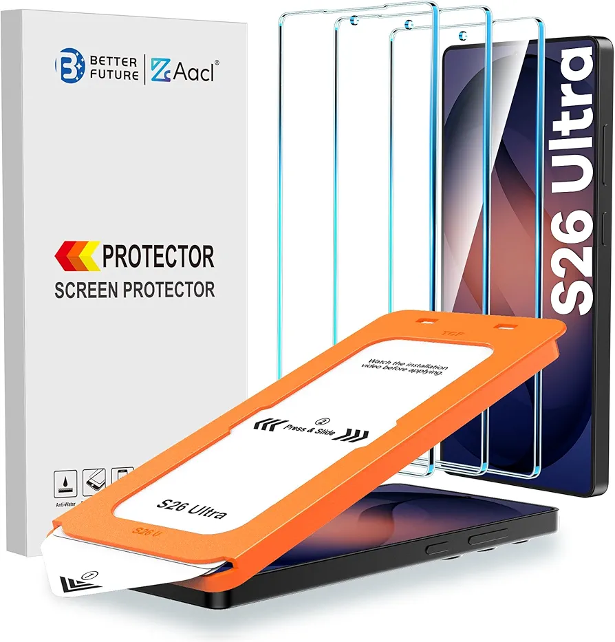 AACL budget-friendly tempered glass 3-pack for iPhone 17