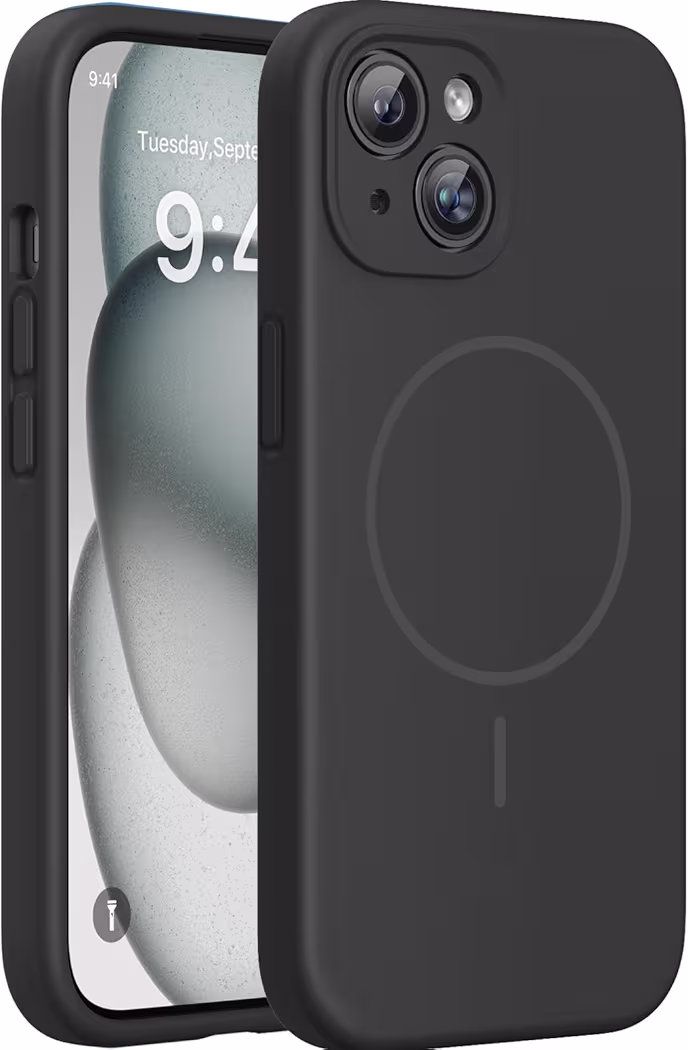 Miracase anti-slip liquid silicone case with microfiber lining