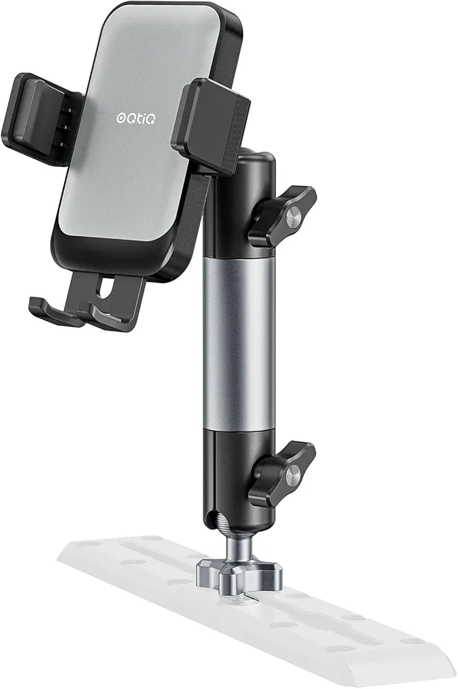 YakAttack phone holder installed on fishing kayak