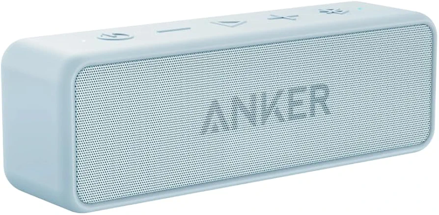 Soundcore Motion X600 speaker on a desk delivering spatial audio