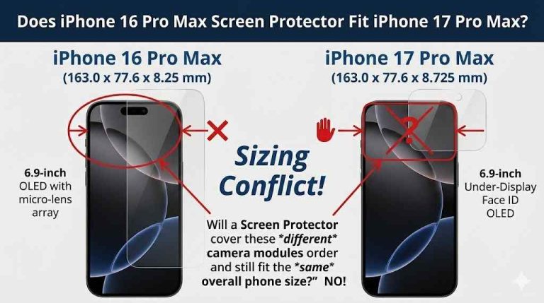 Does iPhone 16 Pro Max screen protector fit iPhone 17 Pro Max? Discover compatibility tips before buying today.
