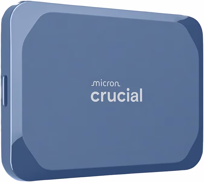 Crucial X10 external SSD used with Galaxy S26 Ultra for high speed transfers