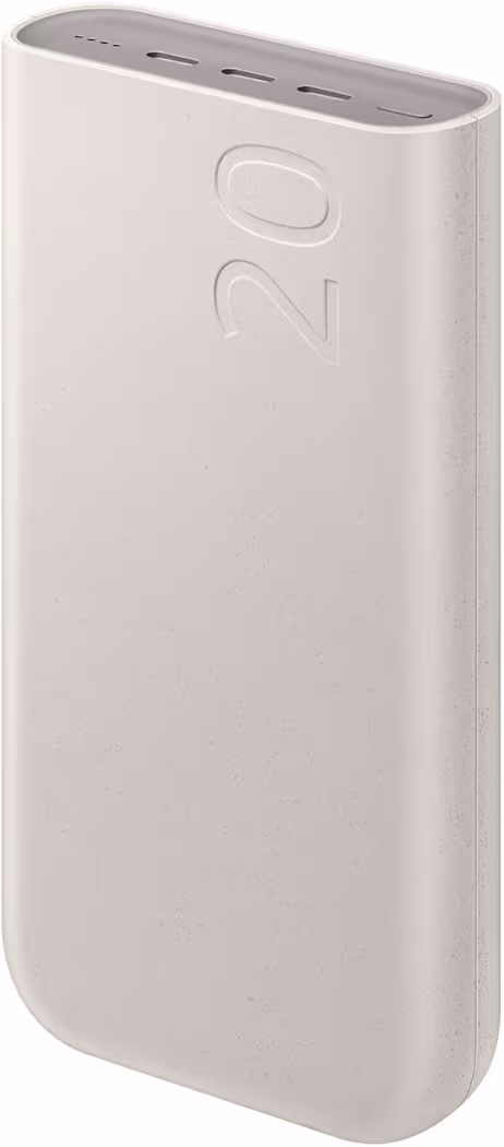 Samsung Battery Pack 20000mAh charging Samsung Galaxy A16 with USB-C cable