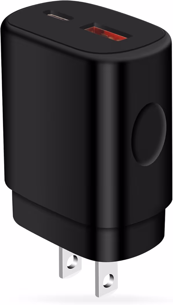 Dual-port 25W charger for Samsung Galaxy A16 and USB-C devices