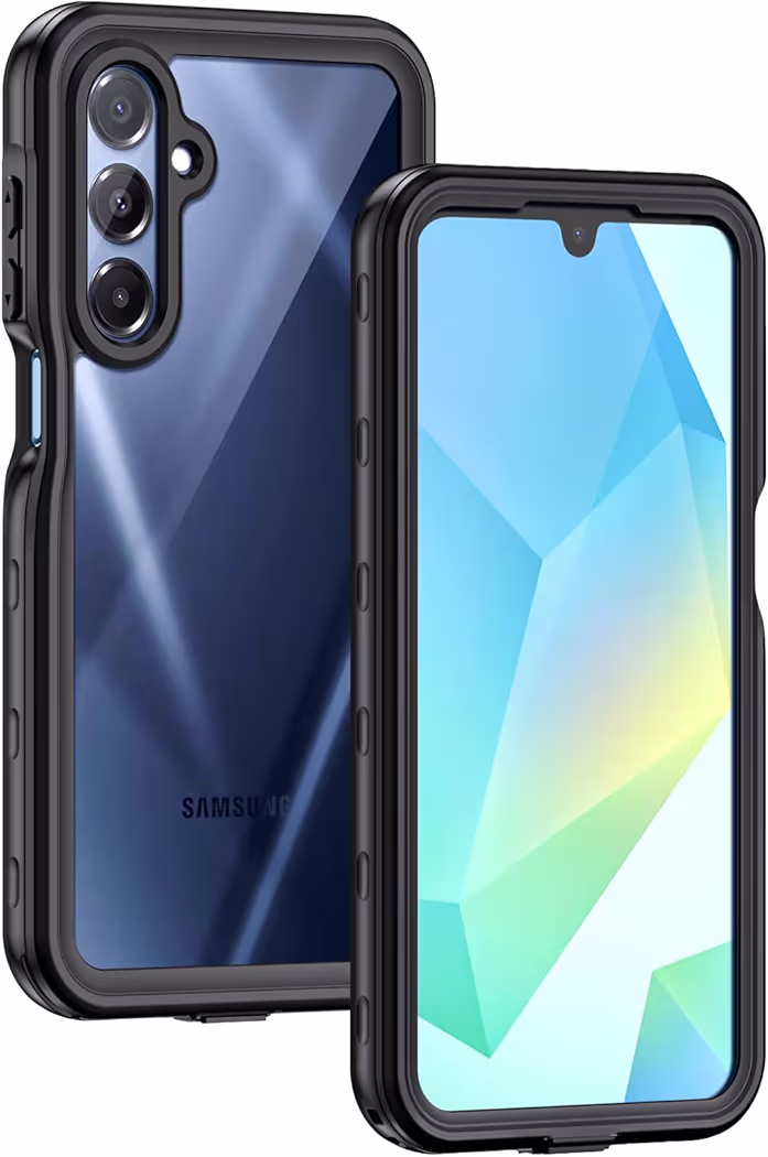 Lanhiem waterproof Samsung Galaxy A16 case with camera protector compatibility