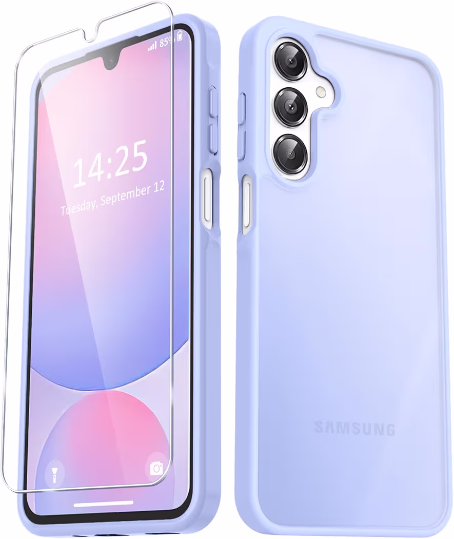 YENAPOON matte Samsung Galaxy A16 case compatible with lens protectors