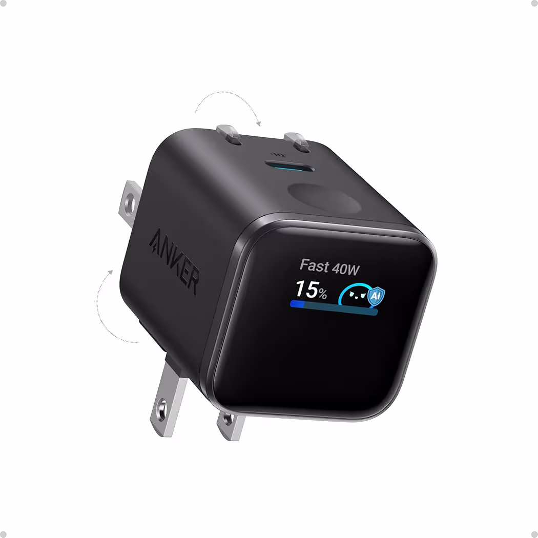 Anker Smart Display 45W charger for travel and fast charging