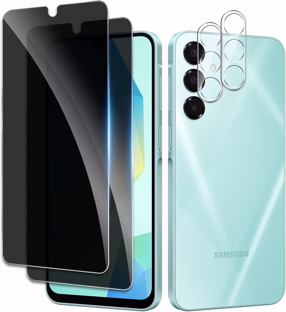 AYWLPP privacy screen protector and camera lens protector kit for Samsung Galaxy A16