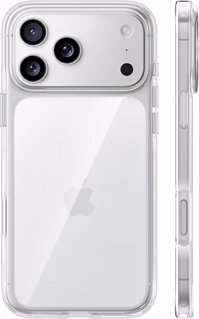 TORRAS Crystal Clear case for iPhone 17 Pro Max with anti yellowing design