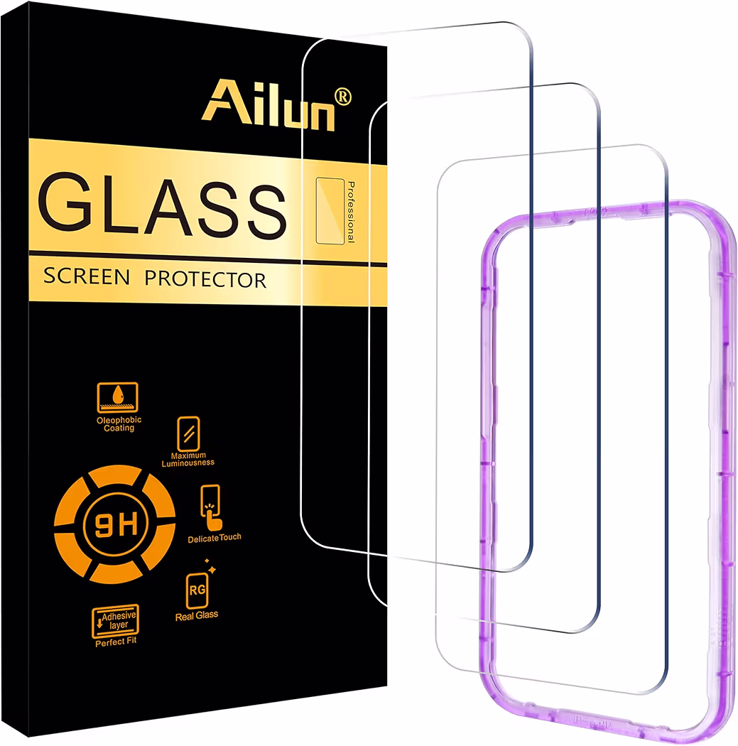Ailun tempered glass screen protector for iPhone 17 Pro Max