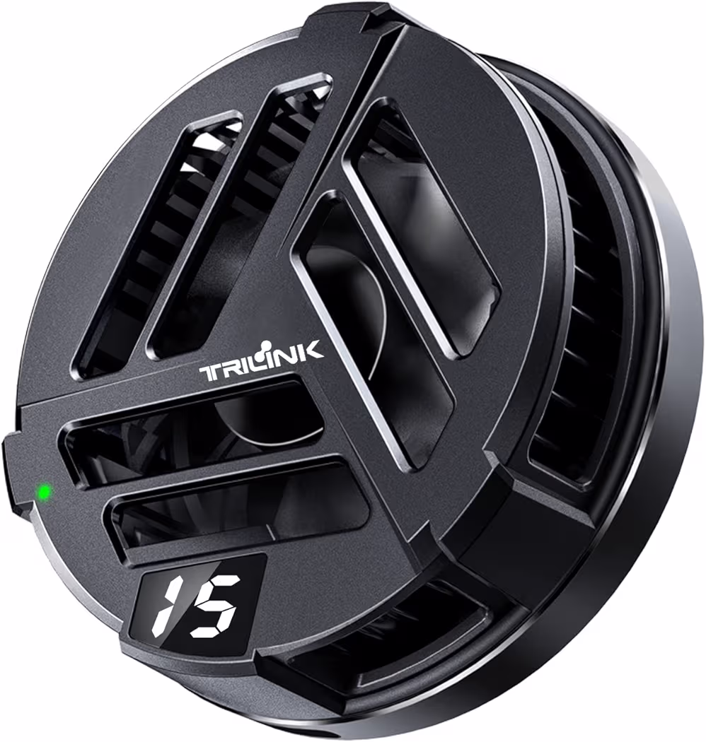 TRILINK magnetic phone cooler with wireless charging support
