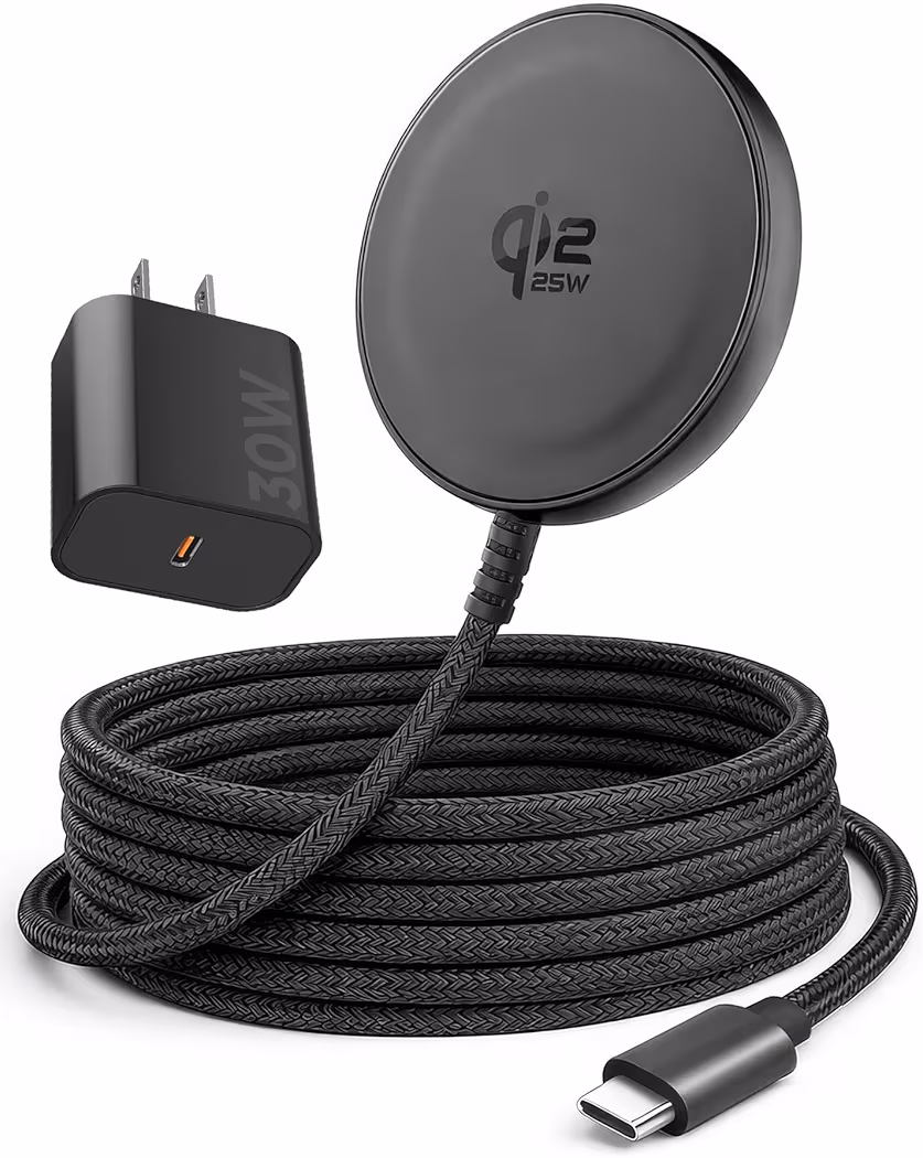 Qi2 certified magnetic wireless charger for Galaxy S26 Ultra