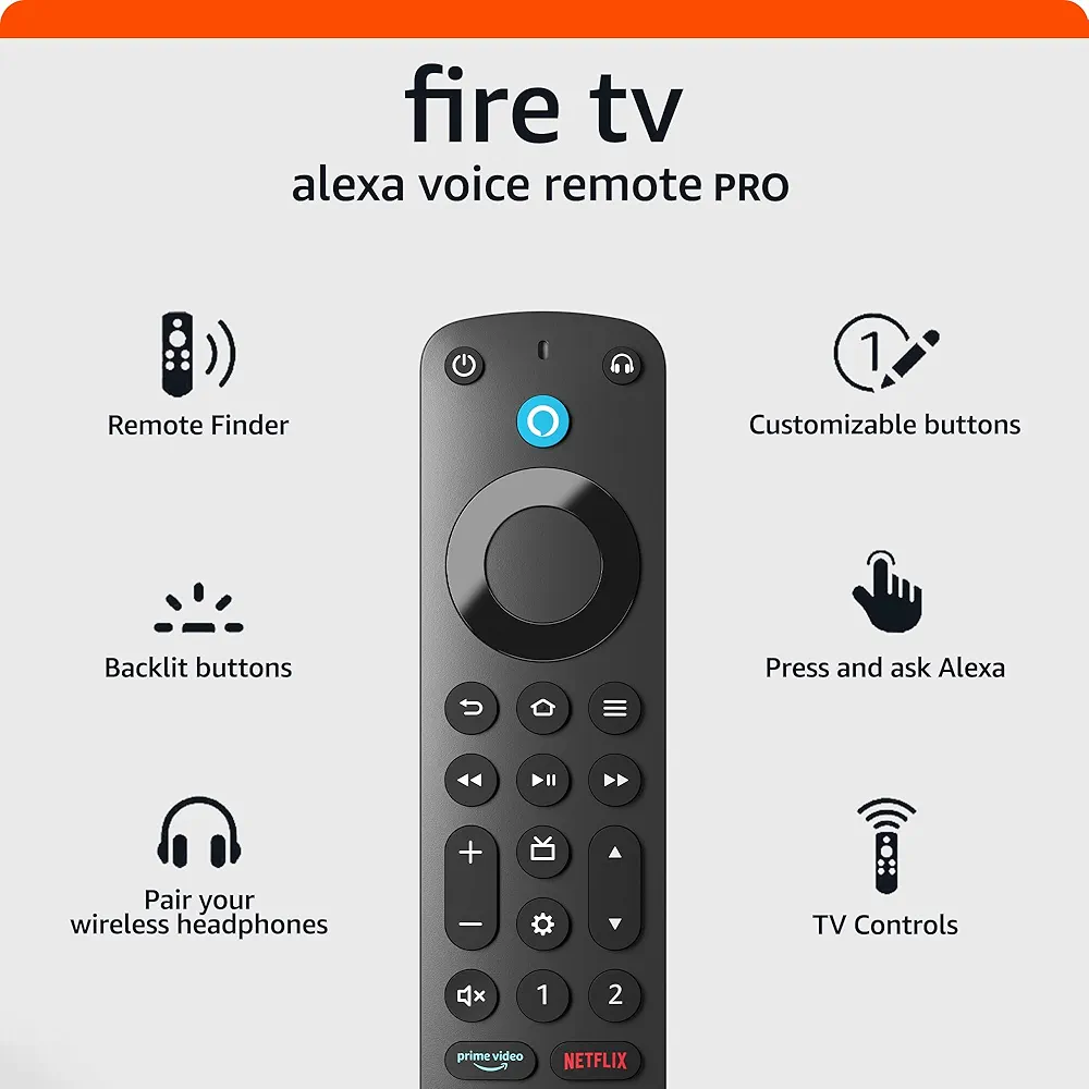 Amazon Fire TV Alexa Voice Remote Pro Amazon Fire TV Alexa Voice Remote Pro replacement remote