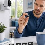 Tapo camera with 64GB 128GB 256GB and 512GB microSD card storage options