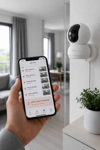 Tapo security camera missing motion alerts while homeowner checks settings
