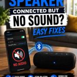 Bluetooth speaker connected but no sound troubleshooting guide