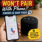 Bluetooth speaker won't pair with phone troubleshooting guide