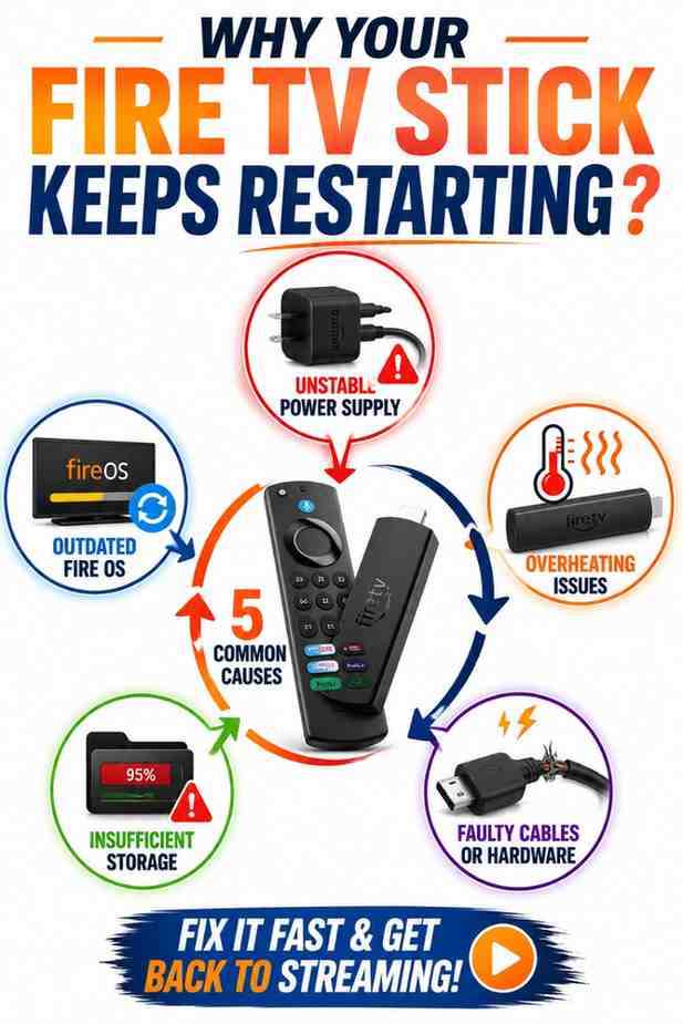 Common causes of Fire TV Stick restart loop